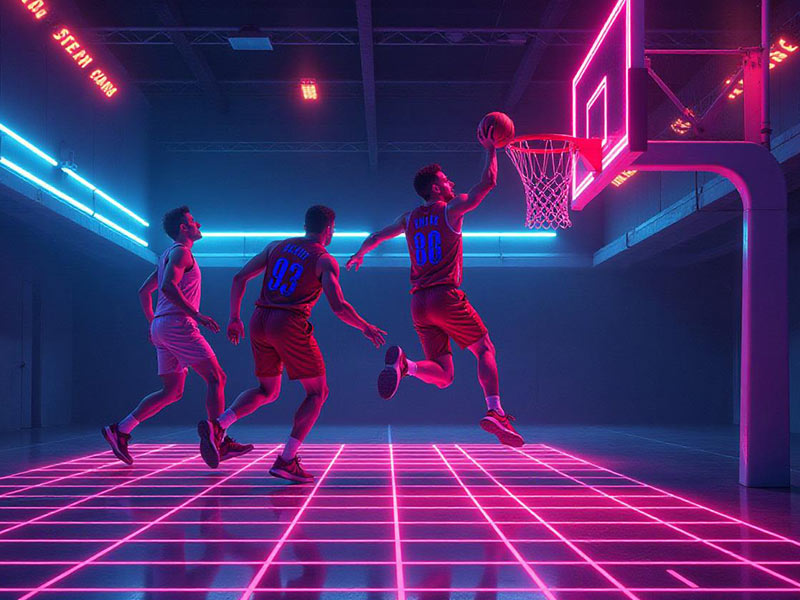 会尬不一位喜欢打篮球的新郎出场时以介绍篮球队员般出场